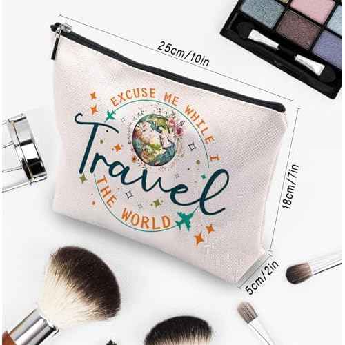 Travel Gifts for Women: Cosmetic Bag - Best for International Travelers & Weekend Trips