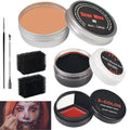Halloween SFX Makeup Kit with Scar Wax, Fake Blood & Tools