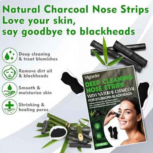 Blackhead Remover Strip, Nose Strips Blackhead Remover, Deep Cleansing & Oil Control, Ideal for All Skin Types (10 Pack)