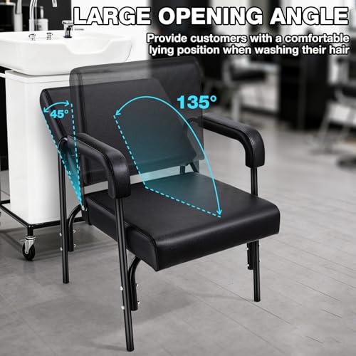 Salon Shampoo Chair Auto Reclining with Thick Cushions