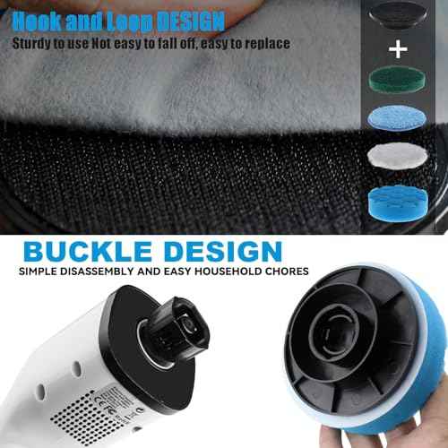 Brush Heads Set, 9 Pack 4 inches Cordless Electric Spin Scrubber Replaceable Brush Heads for Household Cleaning Brushes/Bathroom/Floor/Tile/Car