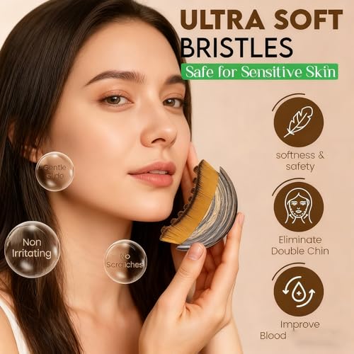 Aeki Lymphatic Contour Face Brush - Reduce Puffiness & Sculpt
