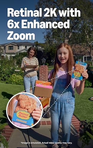 Ring Battery Doorbell 2K Video with 6x Zoom & Two-Way Talk