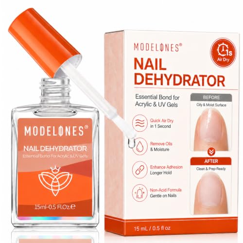 Modelones Nail Dehydrator 15ml Acid-Free Nail Prep for Press On Nails – A3-Clear-1