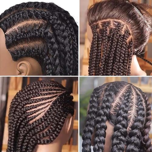 100% Real Human Hair Mannequin Head 16" Black Yaki