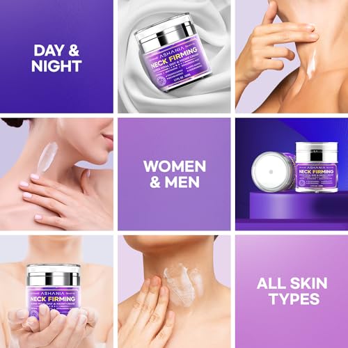 Neck Firming Cream: Neck Creams for Tightening and Firming - Korean Skin Care Tighten and Lift Neck Cream Advanced Fomula 1.7 Fl Oz