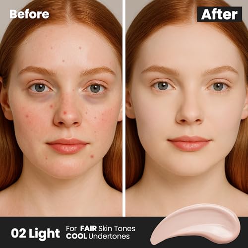 FV Waterproof Full Coverage Concealer, 02 Light