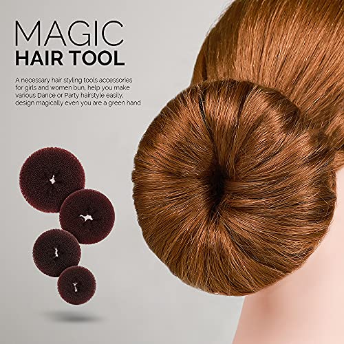Hair Accessory Set: 20 Nets, 4 Donut Makers, 5 Elastics, 20 Bobby Pins