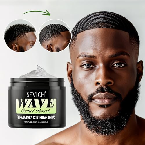 SEVICH 360° Wave Control Pomade - Strong Hold Hair Styling Gel 100g