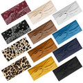 12-Pack Wide Stretch Headbands for Women – Workout Yoga Hair Bands