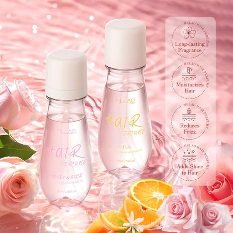 Honey & Rose Hair Perfume with Jojoba & Argan Oil - 2.98 Fl Oz