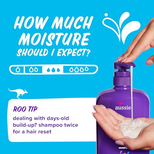 Aussie Paraben-Free Miracle Moist Shampoo with Avocado & Jojoba for Dry Hair, 30.4 Fluid Ounce, (Pack of 4)