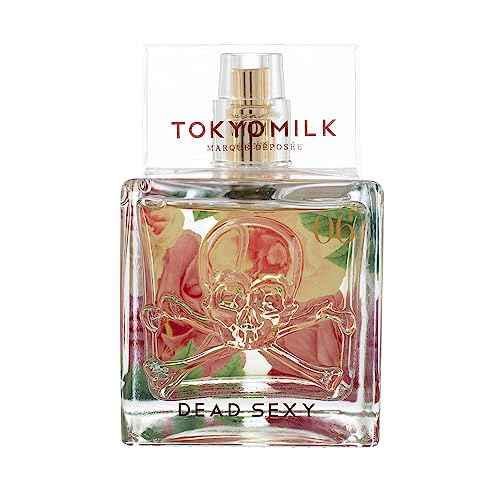 TOKYOMILK Dead Sexy Embossed Eau de Parfum, 3.4 fl oz, 100 ml, Deep Vanilla, Exotic Wood, White Orchid, & Ebony Perfume for Women, Romantic & Ethereal Luxury Fragrance Spray