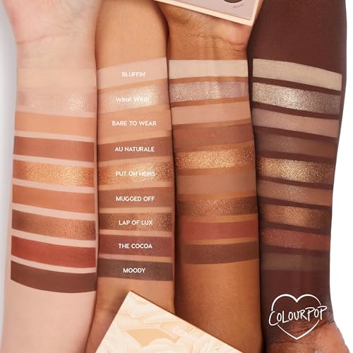 ColourPop Nude Mood Eyeshadow Palette - 9 Pan Brown & Copper