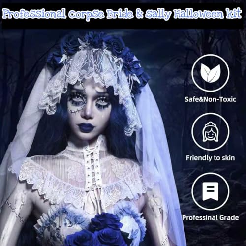 Sally Corpse Bride Makeup Kit – Halloween Costume Face Paint