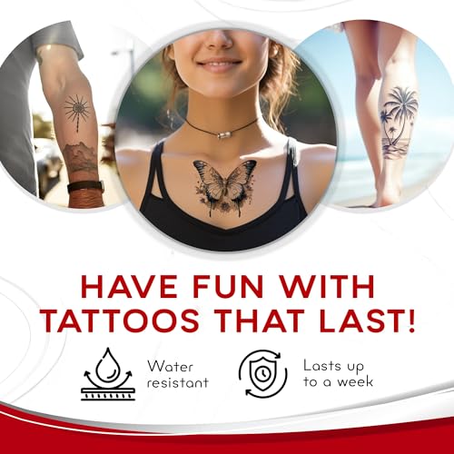 BubblePop! Printable Temporary Tattoo Paper - 5 Sheets for Inkjet