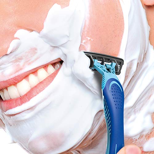 BIC Flex 3 Men¡¯s Disposable Razors With 3 Blades, For a Smooth and Comfortable Shave, 4 Piece Razor Kit for Men