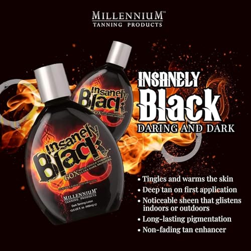 Millennium Insanely Black 60x Tanning Lotion - 13.5oz