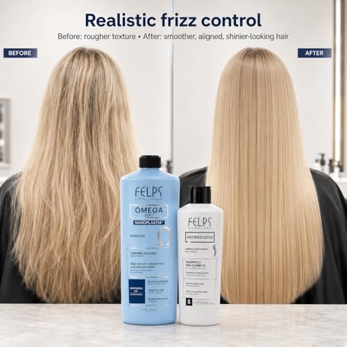 Felps Omega Zero Nanoplastia Thermal Treatment Kit 1L + Shampoo