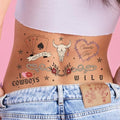 xo, Fetti Western Temporary Tattoos - 38 Designs