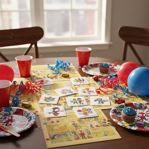 Spidey Temporary Tattoos, 60 Pc Party Favors Set