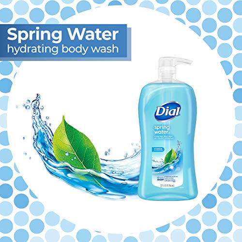Dial Body Wash, Spring Water, 32 Fluid Ounces & Body Wash, Pamper & Indulge, Silk & Magnolia, 32 fl oz & Body Wash, Calm & Soothe Lavender & Jasmine Scent, 32 fl oz