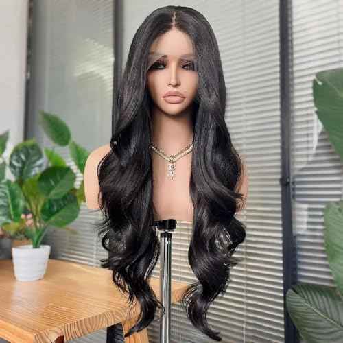 Body Wave Wig Lace Front Wigs For Women Long Wavy Black Hair Costume Wig For Party Cosplay Halloween Festival Girls Present