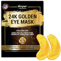 24K Gold Eye Patches for Puffy Eyes and Dark Circles, Luxury Anti-aging Skincare - Collagen Anti Wrinkles Patches w/Vitamin C & Niacinamide to Hydrate, Depuff, Smooth Fine Lines ? 25 pairs