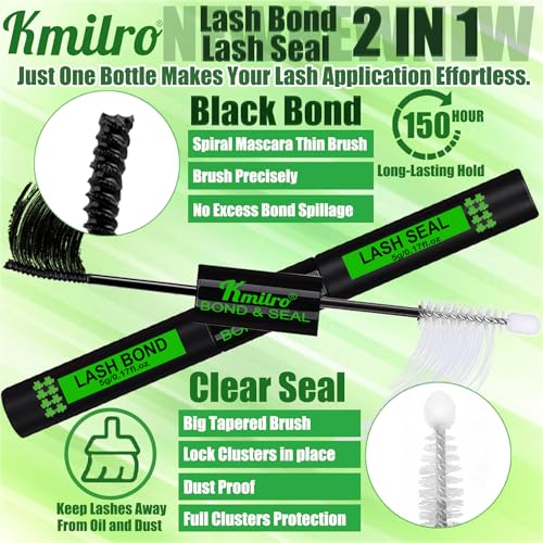 Self Adhesive Lash Clusters 120Pcs - Press On Eyelashes Kit