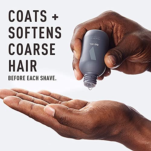 Bevel Shave Cream & Pre Shave Oil Bundle - Includes Shaving Cream for Men & Priming Oil, Clinically Tested to Reduce Skin Irritation and Prevent Razor Bumps