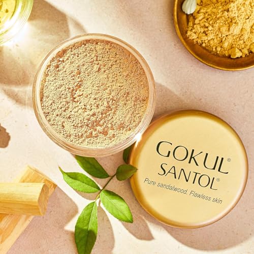 Sandalwood Face Powder 10g - Natural Makeup by Gokul