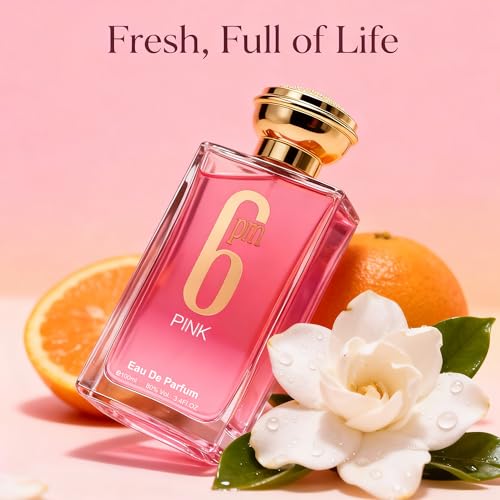 A CENTER 6pm Pink Women's Floral Cologne-Style Perfume 100ml Gift