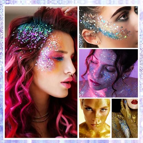 Gold Holographic Glitter Stick - Waterproof Body Makeup