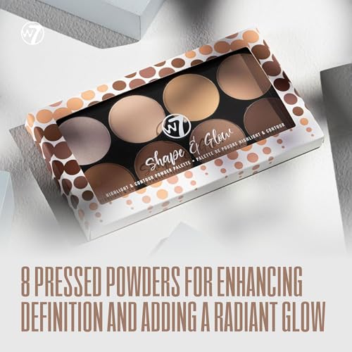 W7 Lift & Sculpt Contour & Highlight Duo - Cream & Powder Palettes