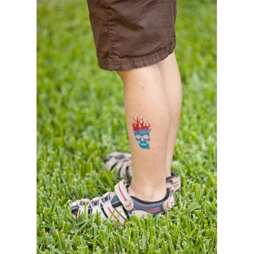 Glitter Tattoo Stencil Set - 10 Rock N Roll Designs