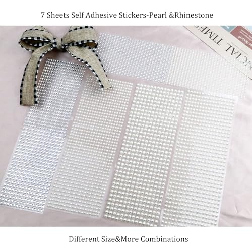 4368 PCS Self-Adhesive Face Gems Rhinestones Jewels Stickers