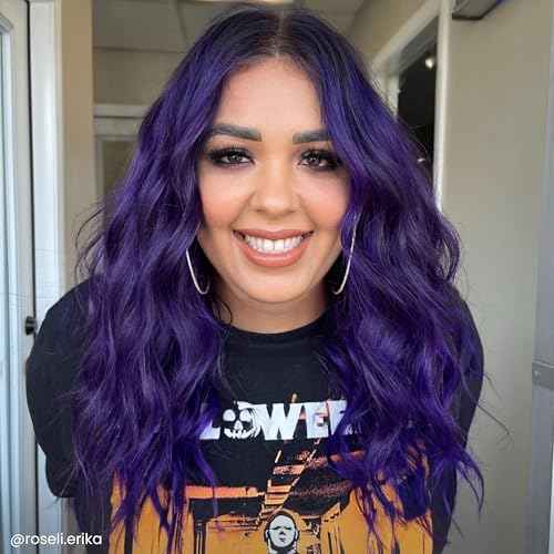 Arctic Fox Semi-Permanent Hair Dye, Vegan & Cruelty-Free, Conditioning, Ammonia-Free, Long Lasting, Purple AF, For All Hair Types, 8 Fl Oz (Pack of 2)