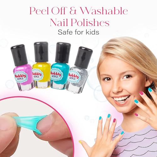 Kids Spa Day Kit for Girls, 42+ Piece Spa Toys with Waterfall Foot Spa, Nail Spa Kit, Pedicure and Manicure Accessories, Perfect Spa Kit for Girls Ages 6 7 8 9 10 11 12, Fun Birthday or Christmas Gift