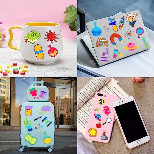 Science Temporary Tattoos for Kids, 96 Pcs Party Favors