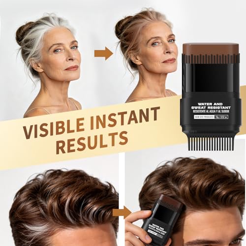 Gowwim Waterproof Grey Hair Coverage Stick for Instant Touch Up