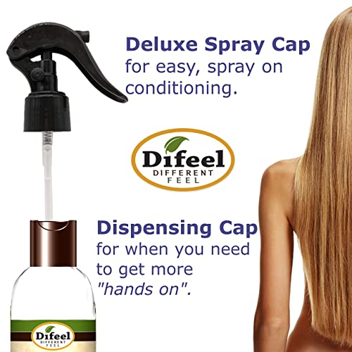 Difeel Biotin 4-PC Hair Growth Shampoo & Hair Care Collection - Includes 33.8oz Shampoo, 6oz Leave in Conditioner, 8oz Hair Mask and 2.5oz Hair Oil