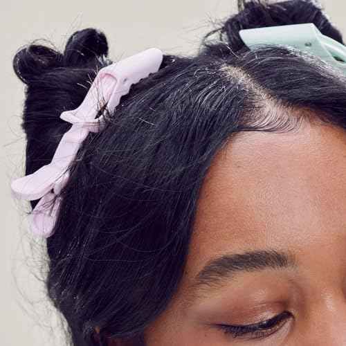 Mane All Grip No Slip Hair Sectioning Clips - Alligator Hair Clips for Styling, Blow-Drying, Curling & Flat-Ironing - Stocking Stuffers for Teen Girls & Adults (4 Count)