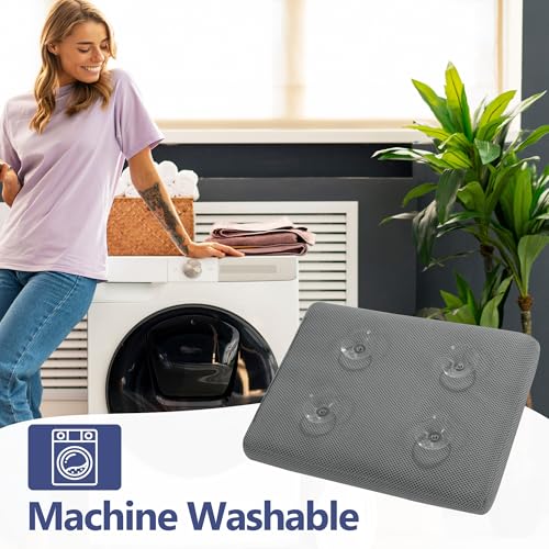 Bath Cushion with 4 Suction Cups - Quick Dry Mesh Bathtub Mat