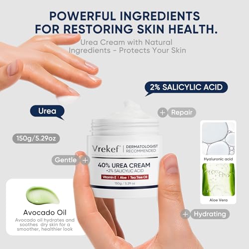 60% Urea Foot Cream with Salicylic Acid for Cracked Heels