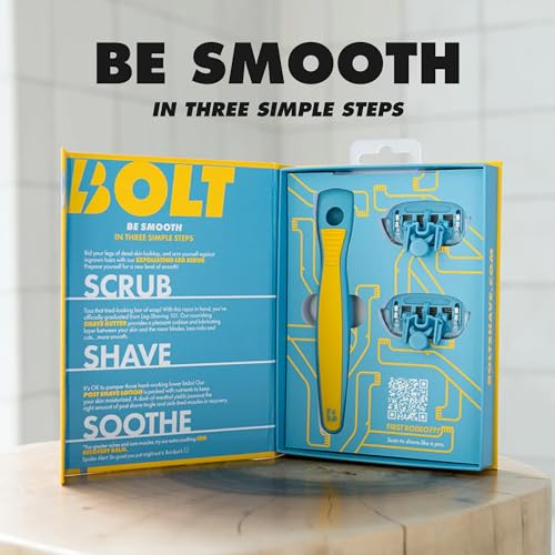 Performance Razor for Men¡¯s Leg, Head, Chest & Arm Shaving ? Ergonomic Zinc Alloy Handle, 5-Blade Cartridge with Aloe & Vitamin E, Designed for Coarse Hair ? With 2 Cartridges