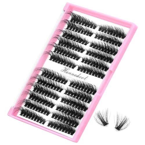 80D Cluster Lashes Mixed 8-16mm - 216Pcs DIY Eyelash Extensions