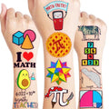 96 PCS Math Temporary Tattoos for Kids - Formula Symbols