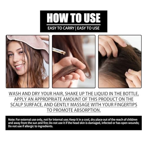 Biotin Hair Growth Serum Oil with Collagen & Rosemary