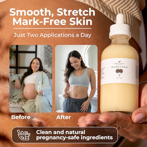 8 Sheep True Belly Serum - Pregnancy-Safe Stretch Mark Oil