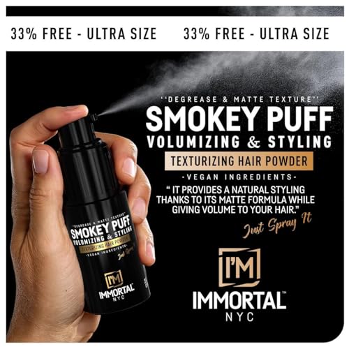 Immortal NYC Smokey Puff Hair Powder – Volumizing & Texturizing